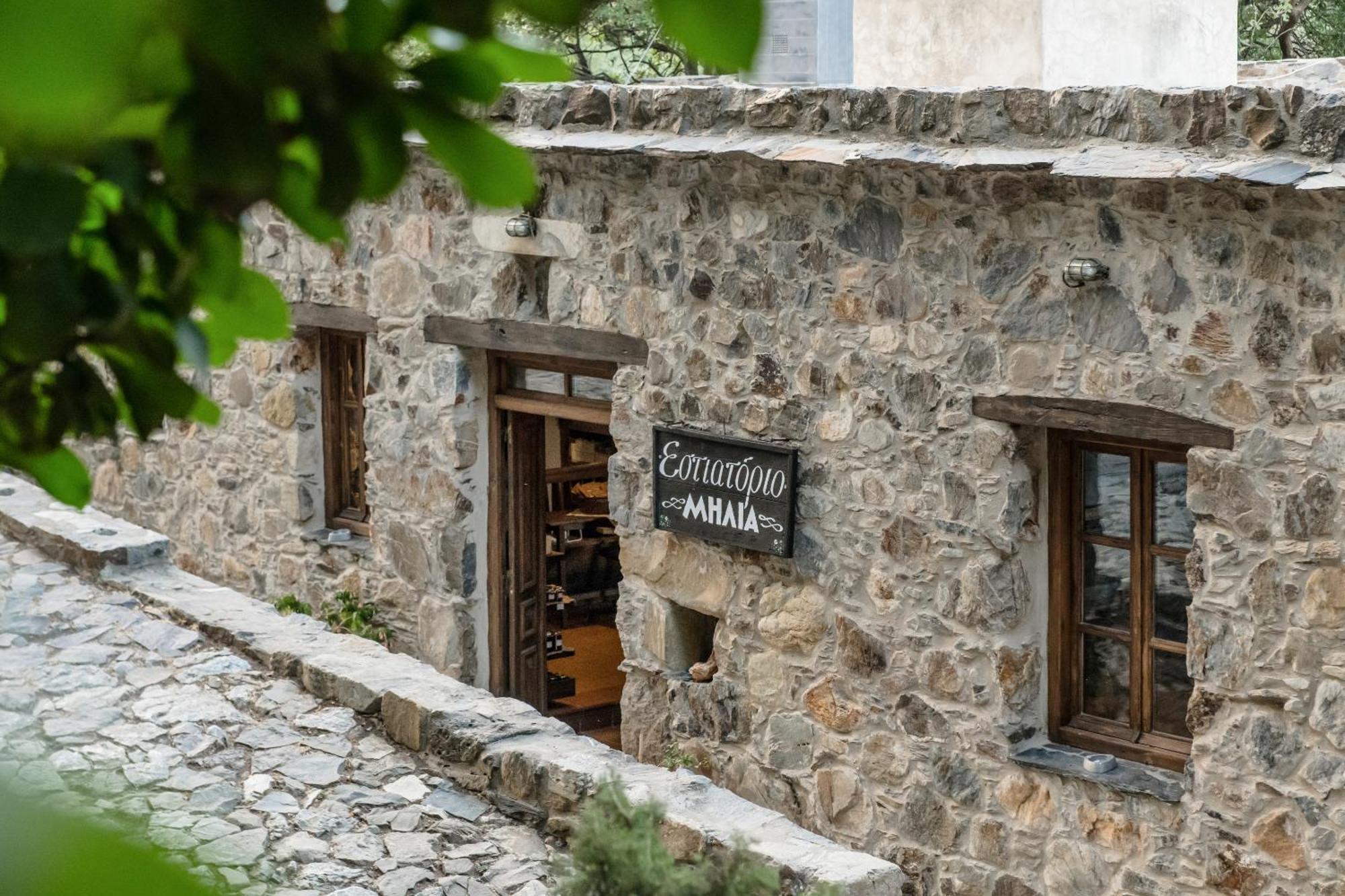Μilia Mountain Retreat Hotel Vlátos Buitenkant foto